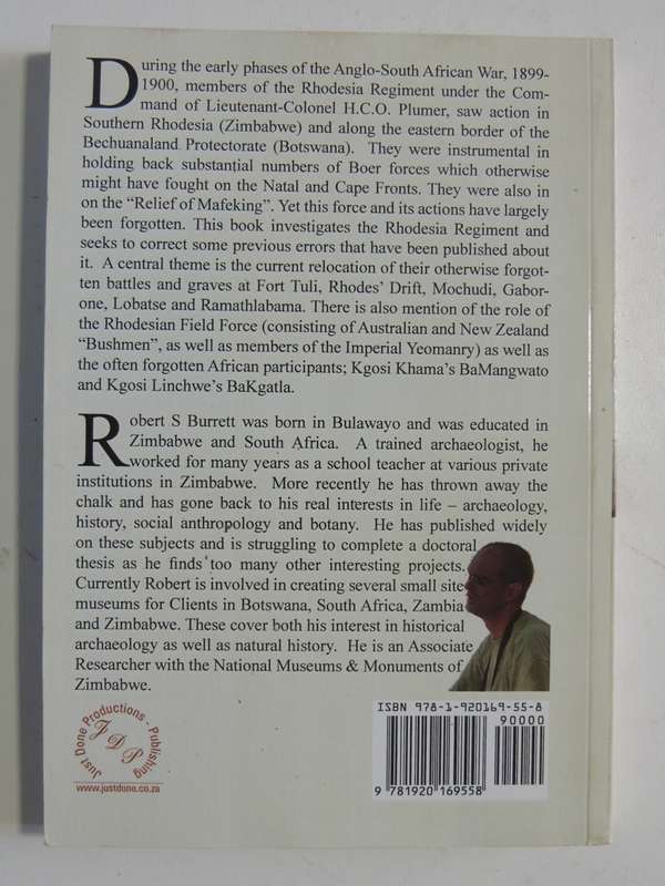 Plumer`s Men:Rhodesia Regiment &Northwest Frontier During Second South African War- Robert  Burrett