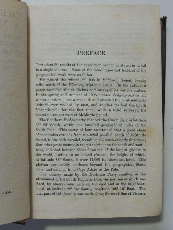 The Heart Of The Antarctic,Being TheStory Of British Antarctic Expedition 1907-09 -Ernest Shackleton