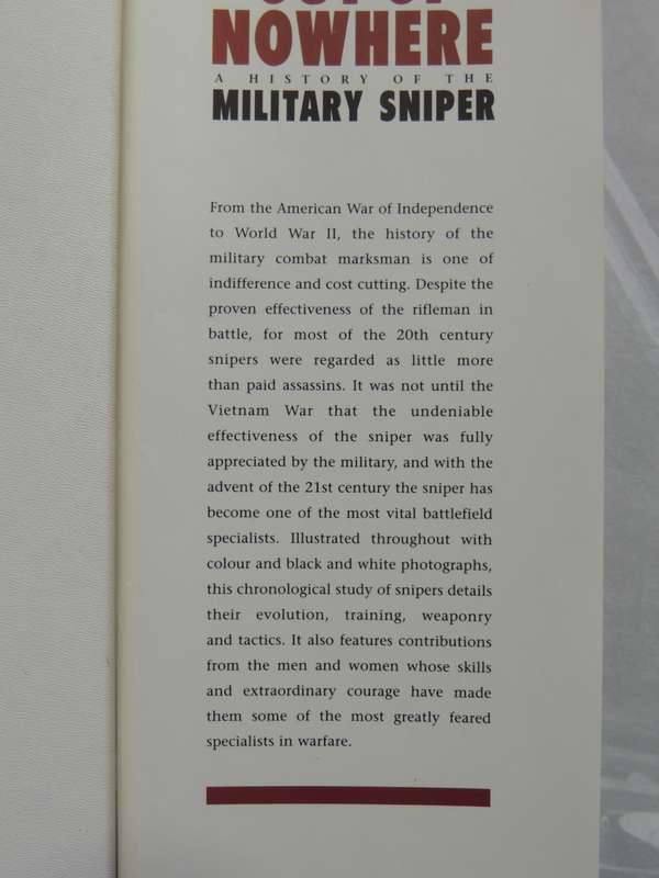 Out Of Nowhere - A History Of The Military Sniper- Martin Pegler