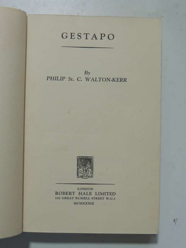 Gestapo - Philip St. C. Walton-Kerr