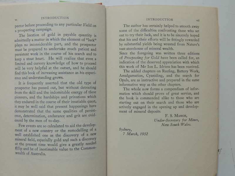 Prospecting For Gold:From Dish To Hydraulic Plant, From Dolly To Stamper Battery, Ion L Idriess 1936