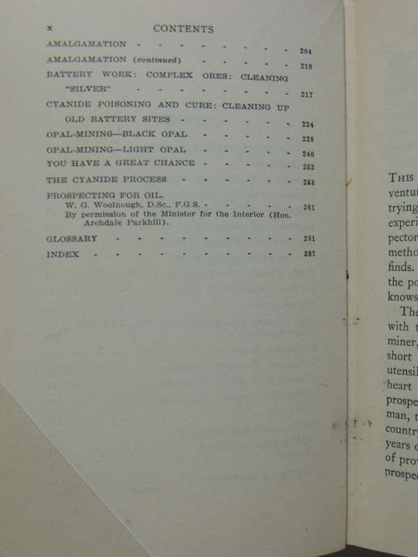 Prospecting For Gold:From Dish To Hydraulic Plant, From Dolly To Stamper Battery, Ion L Idriess 1936