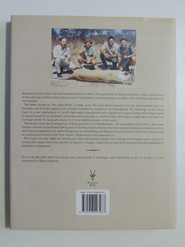 The Hunting Blackbeards Of Botswana - ed. Brian Marsh   Signed