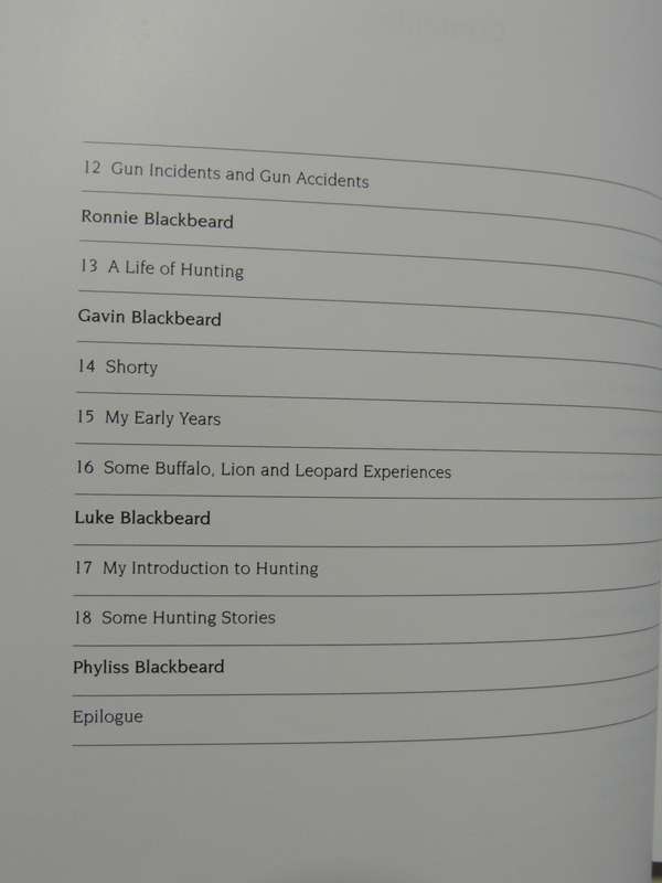 The Hunting Blackbeards Of Botswana - ed. Brian Marsh   Signed