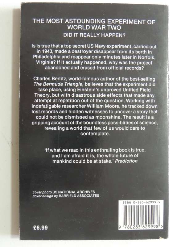 The Philadelphia Experiment - Project Invisibility - Charles Berlitz