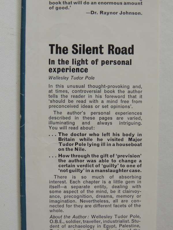 The Silent Road - In The Light Of Personal Experience - Wellesley Tudor Pole