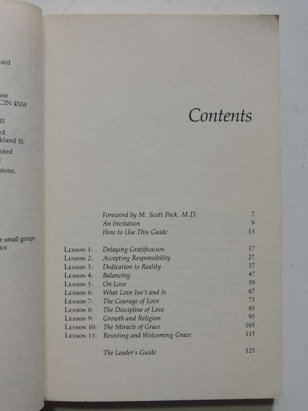 Exploring The Road Less Travelled - A Study Guide For Small Groups - Alice & Walden Howard