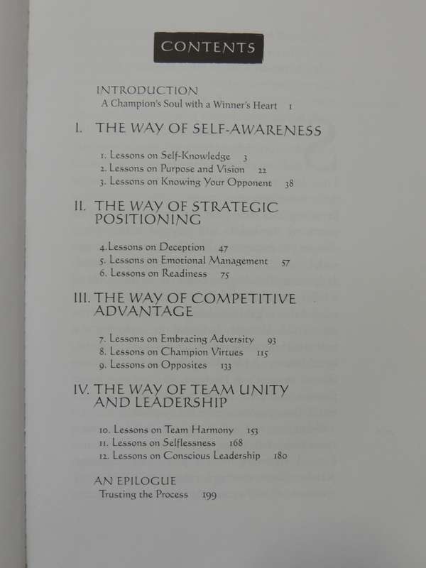 The Way of the Champion,Lessons from Sun Tsu`s Art of War...Tao Wisdom for Sports & LifeJerry Lynch