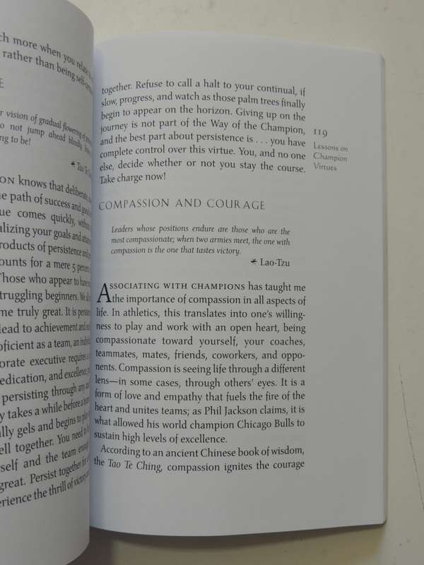 The Way of the Champion,Lessons from Sun Tsu`s Art of War...Tao Wisdom for Sports & LifeJerry Lynch