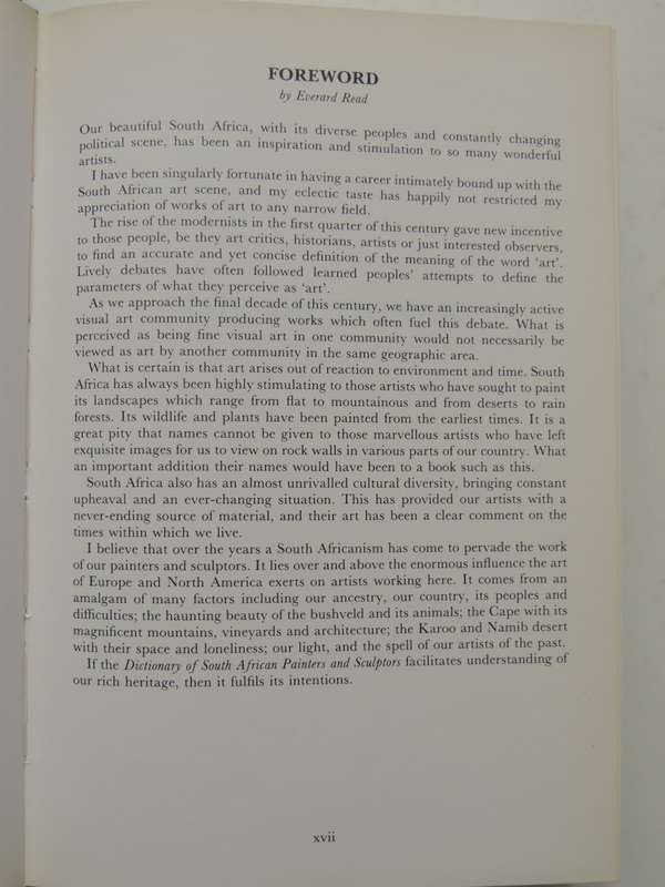 The Dictionary of South African Painters and Sculptors - Grania Ogilvie    Signed