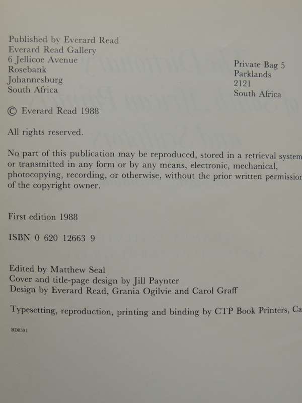The Dictionary of South African Painters and Sculptors - Grania Ogilvie