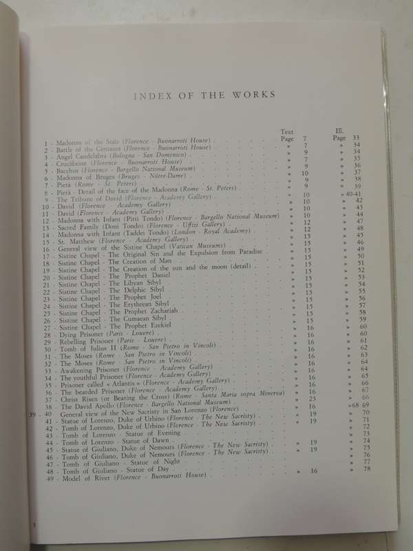All The Works Of Michelangelo - Luciano Berti