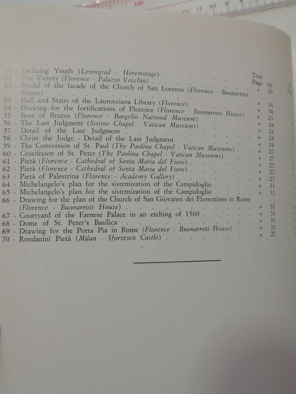 All The Works Of Michelangelo - Luciano Berti