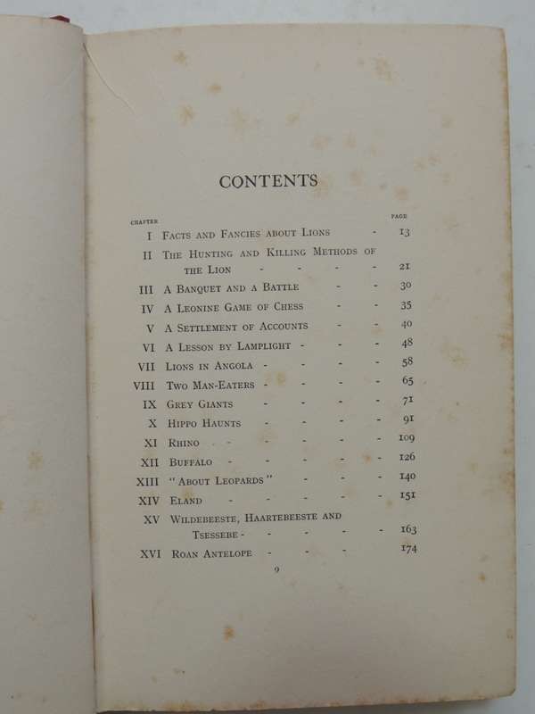 Man-Killers And Marauders - Some Big Game Encounters Of An African Hunter- W.S. Chadwick