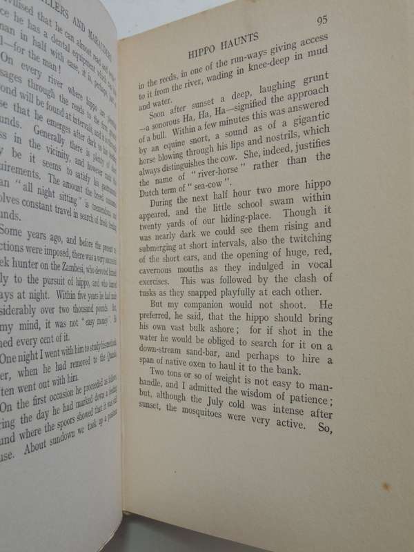 Man-Killers And Marauders - Some Big Game Encounters Of An African Hunter- W.S. Chadwick