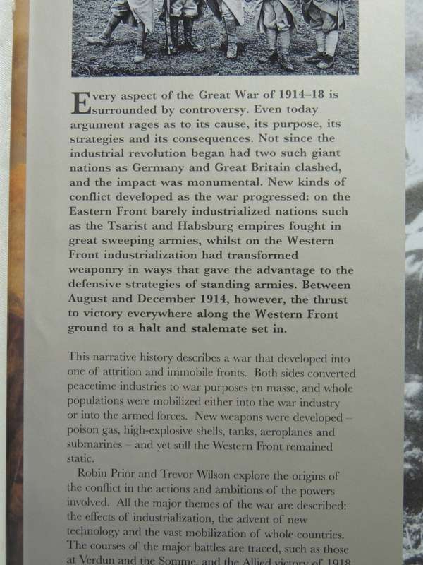 The First World War  Robin Prior & Trevor Wilson