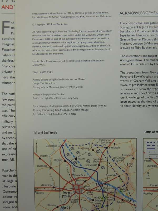 Passchendaele And The Battle Of Ypres 1914-18   Martin Marix Evans