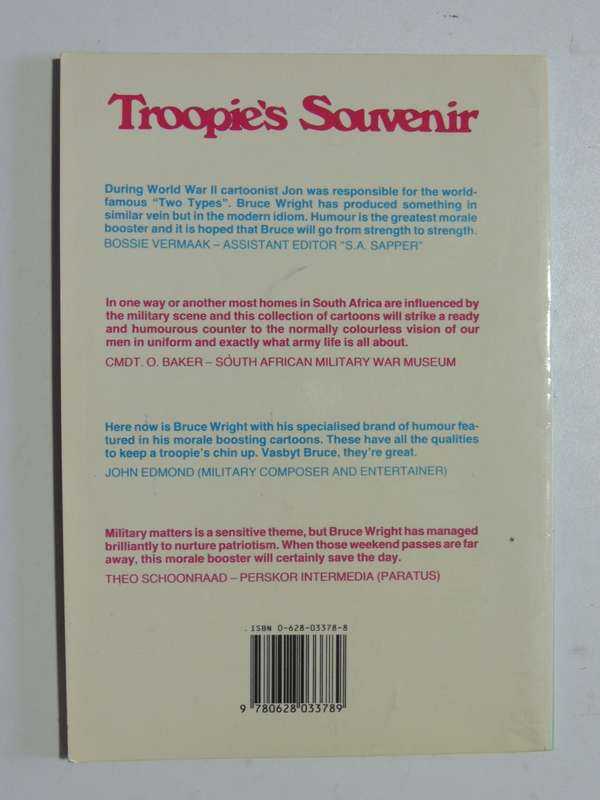 Troopie Days - Jokes By The Troopies For The Troopies  (Very Scarce) - Bruce Wright