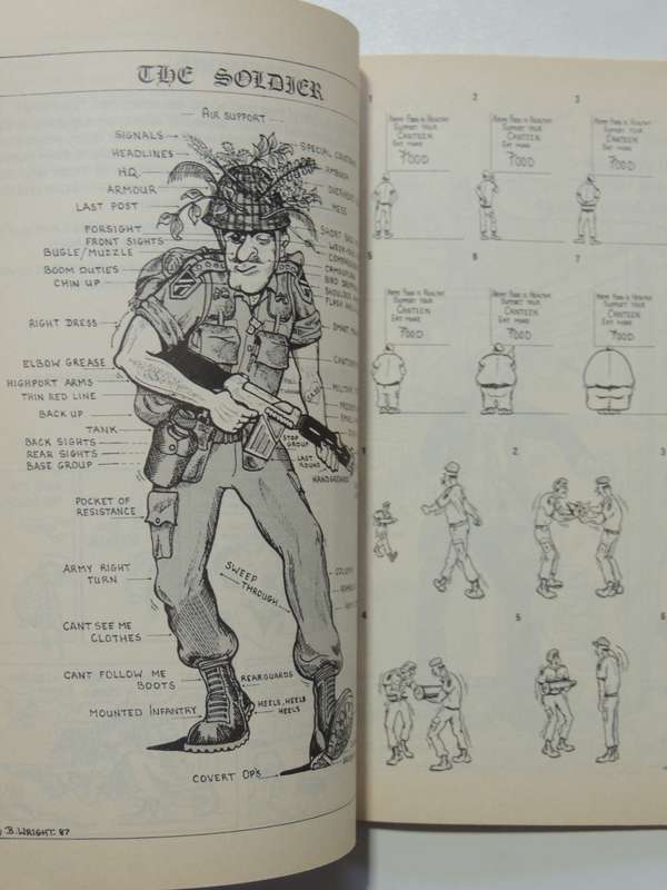 Troopie Days - Jokes By The Troopies For The Troopies  (Very Scarce) - Bruce Wright