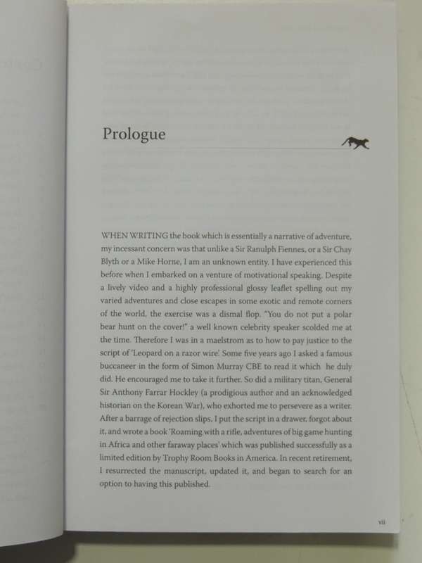 Leopard on a Razor Wire - Michael Callender   FIRST EDITION