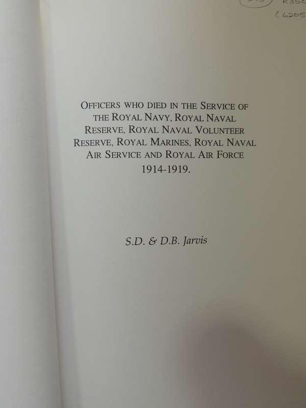 The Cross of Sacrifice   S.D. & D.B. Jarvis