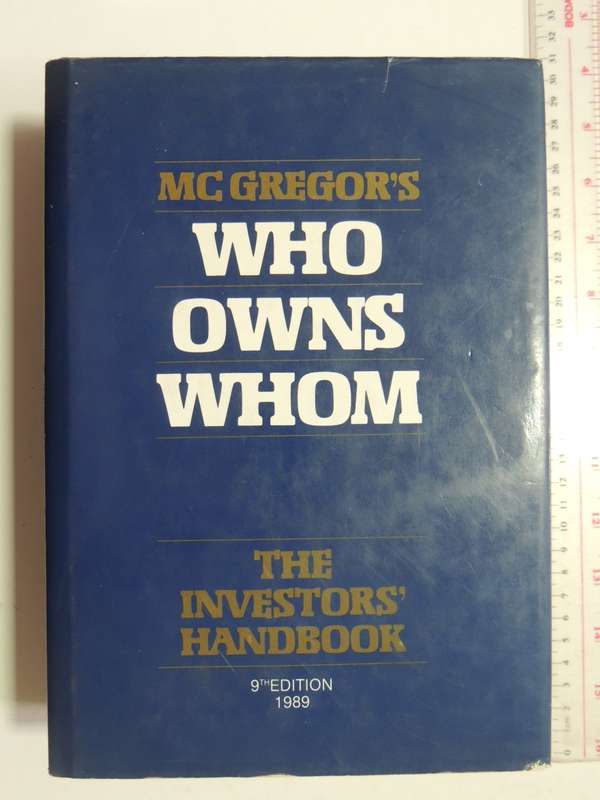 McGregors Who Owns Whom - 9th Edition 1989 -  Robin McGregor