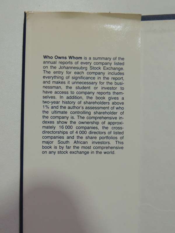 McGregors Who Owns Whom - 9th Edition 1989 -  Robin McGregor