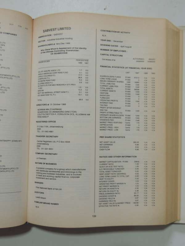 McGregors Who Owns Whom - 9th Edition 1989 -  Robin McGregor