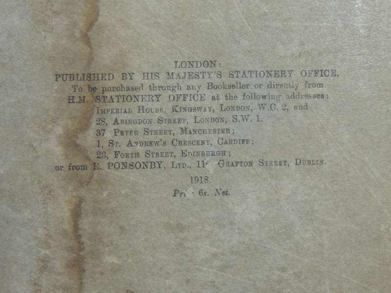 A Brief Record of the Advance of the Egyptian Expeditionary Force July 1917 to October 1918