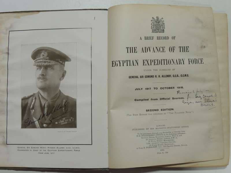 A Brief Record of the Advance of the Egyptian Expeditionary Force July 1917 to October 1918