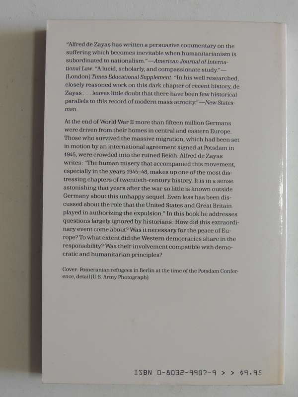 Nemesis At Potsdam - The Explusion Of The Germans From The East - Alfred M. de Zayas