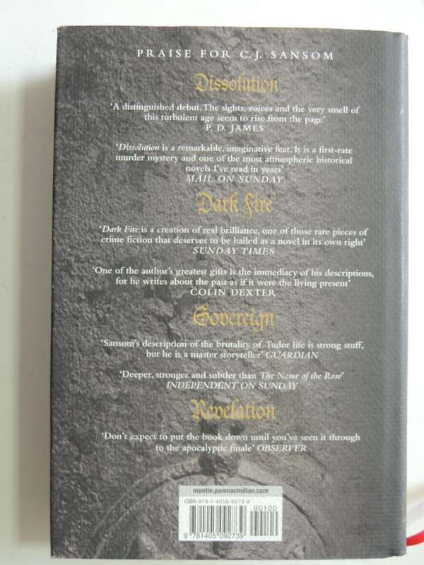Heartstone - 1st Edition - C.J. Sansom   FIRST EDITION