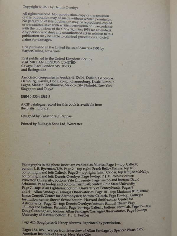 Lonely Hearts Of The Cosmos, Story Of Scientific Quest For The Secret Of The UniverseDennis Overbye
