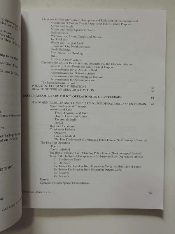 The Gestapo And SS Manual (Scarce)  Carl Hammer