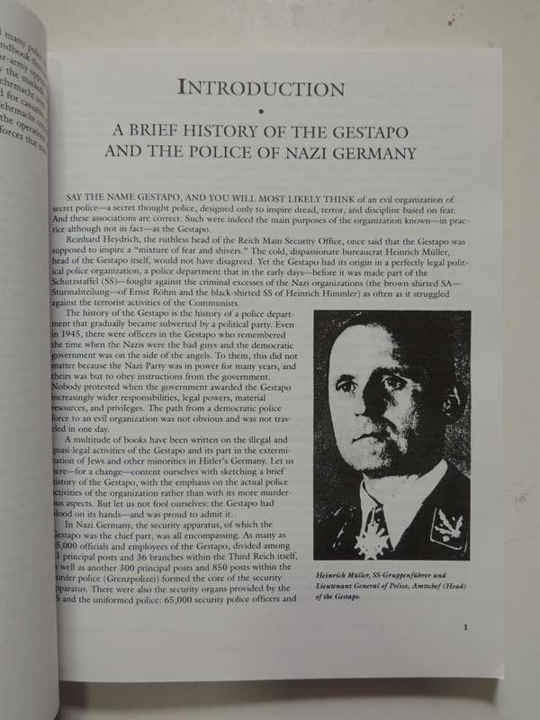 The Gestapo And SS Manual (Scarce)  Carl Hammer