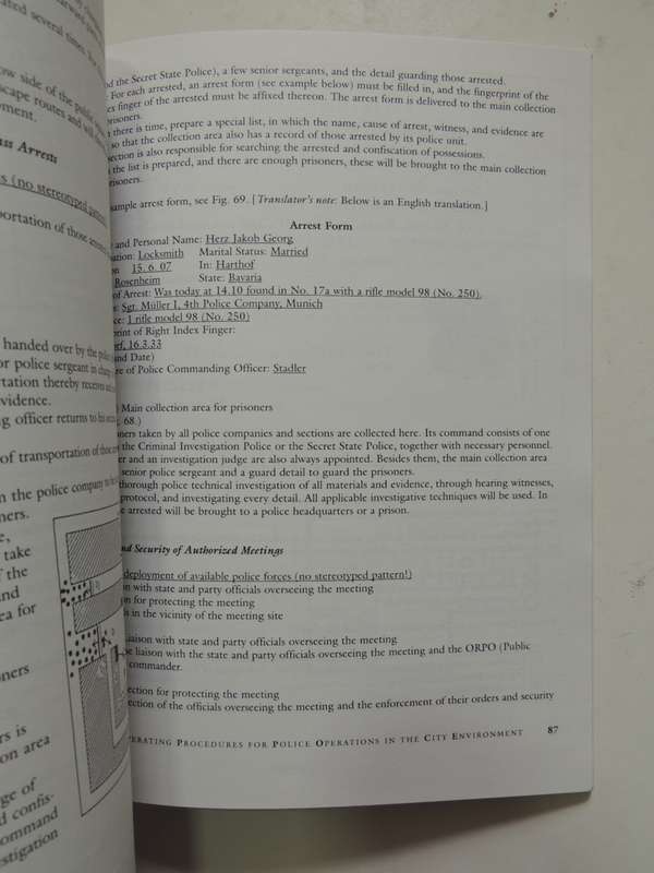 The Gestapo And SS Manual (Scarce)  Carl Hammer