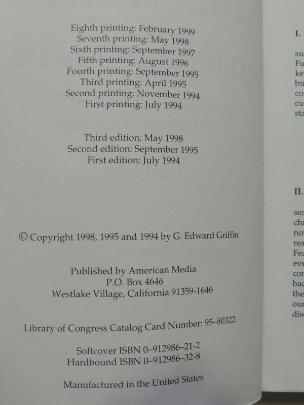 The Creature From Jekyll Island - A Second Look At The Federal Reserve - G. Edward Griffin