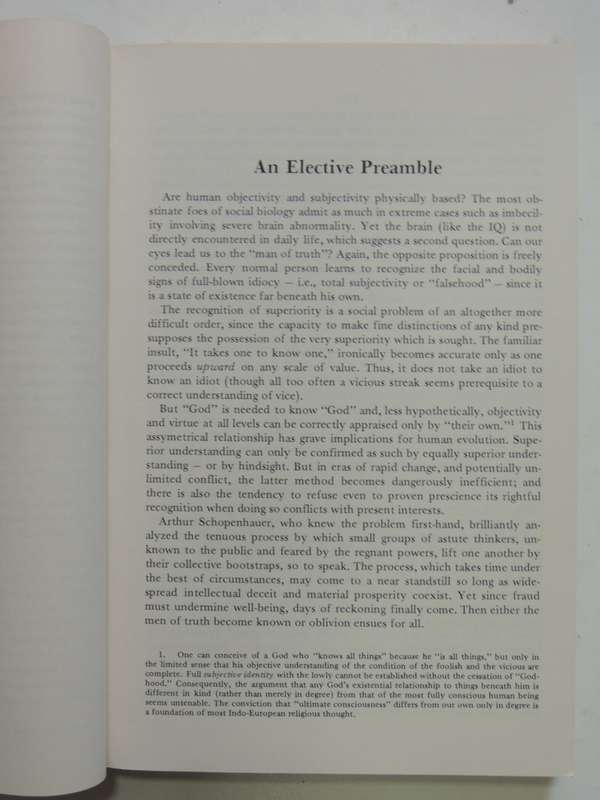 Toward A New Science Of Man - Quotations For Sociobiology - Robert Lenski
