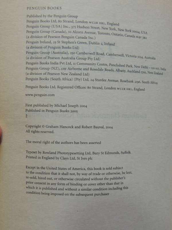 Talisman - Sacred Cities, Secret Faiths- Graham Hancock & Robert Bauval