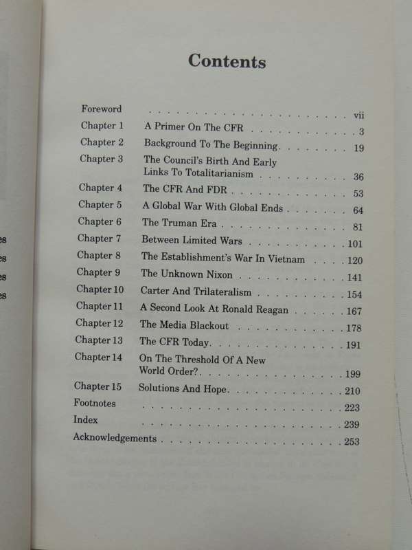 The Shadows Of Power - The Council On Foreign Relations And The American Decline - James Perloff