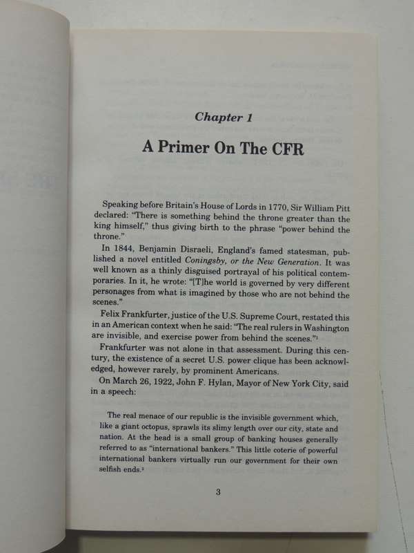 The Shadows Of Power - The Council On Foreign Relations And The American Decline - James Perloff