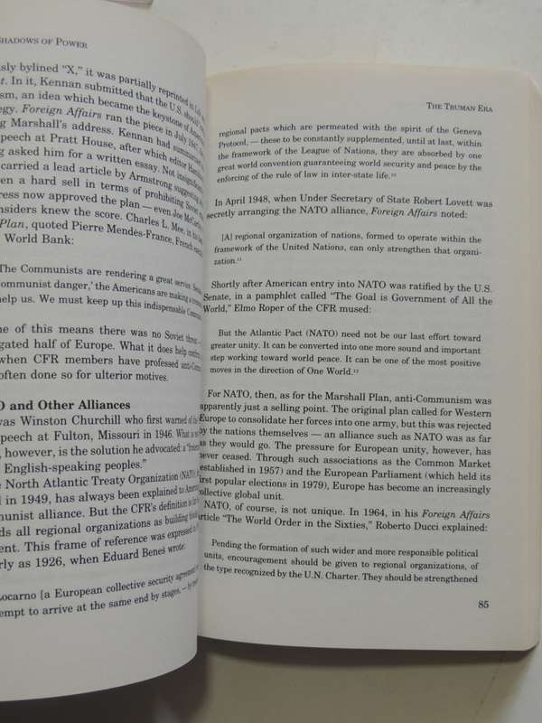 The Shadows Of Power - The Council On Foreign Relations And The American Decline - James Perloff