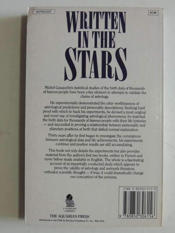 Written In The Stars - The Proven Link Between Astrology And Destiny - Michel Gauquelin