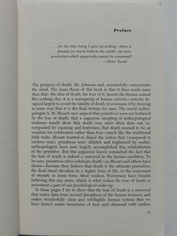 The Denial Of Death - Ernest Becker
