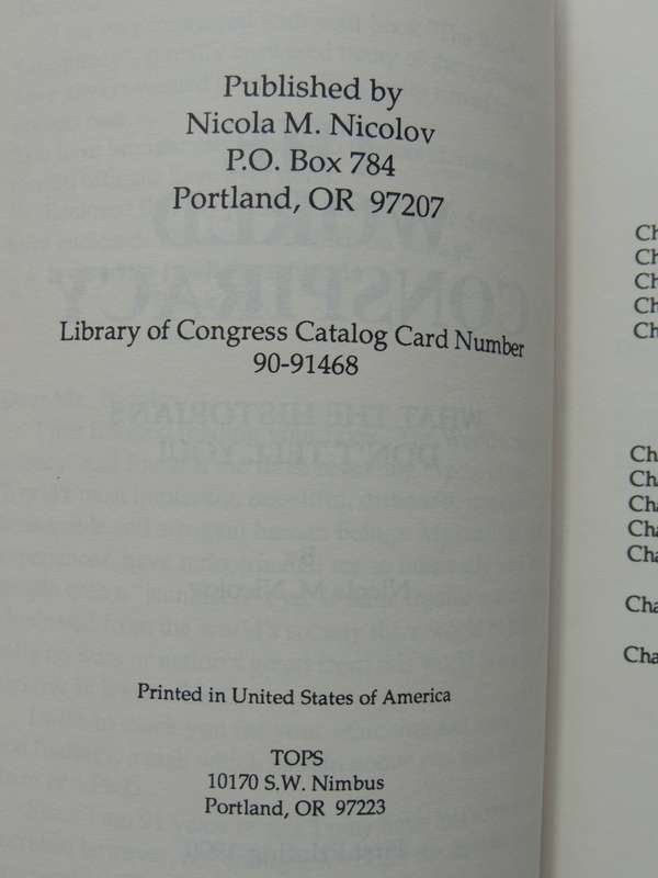 The World Conspiracy - What The Historians Don`t Tell You - Nicola M. Nicolov