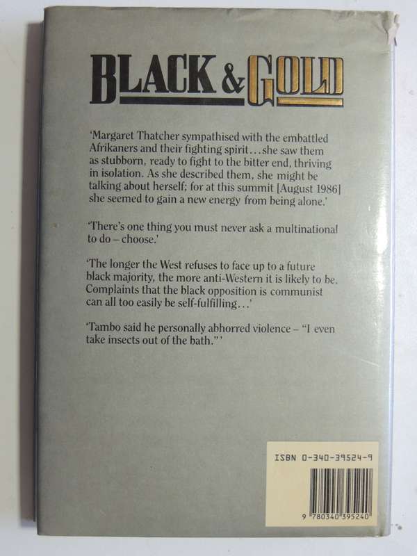 Black & Gold - Tycoons, Revolutionaries And Apartheid - Anthony Sampson