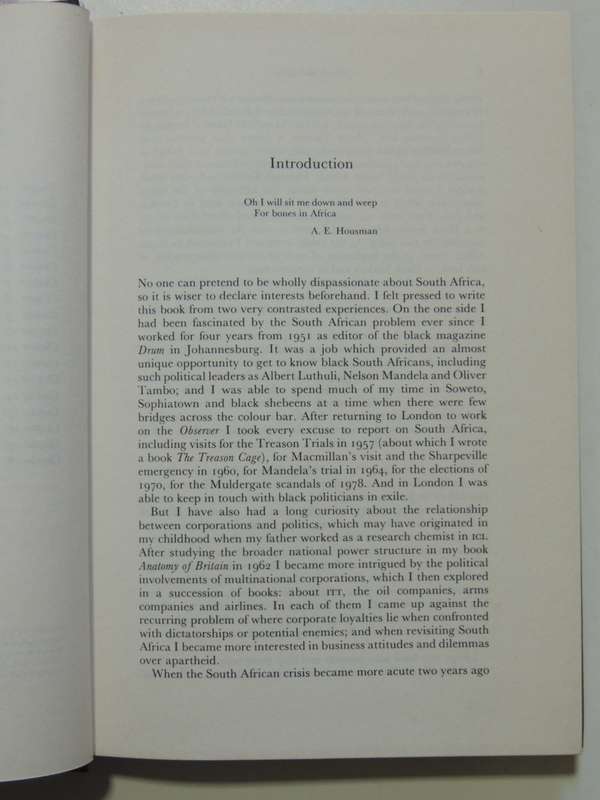 Black & Gold - Tycoons, Revolutionaries And Apartheid - Anthony Sampson