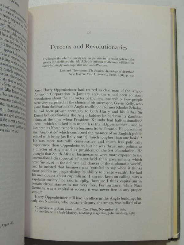 Black & Gold - Tycoons, Revolutionaries And Apartheid - Anthony Sampson