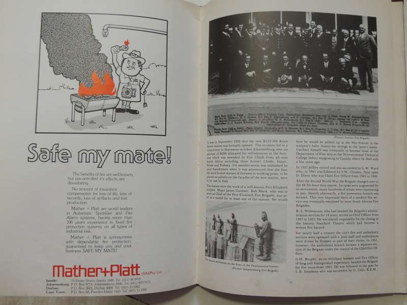 An Outline History Of The South African Fire Protection Services - E.S.C.Barber