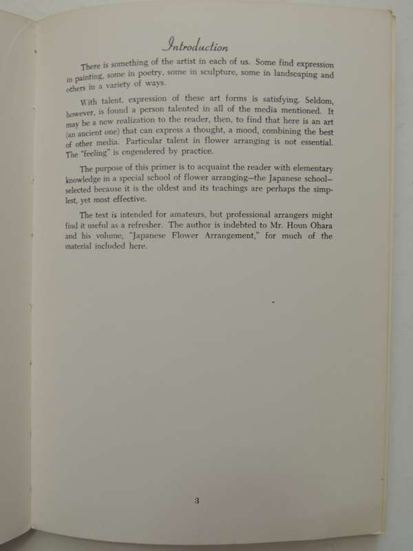 Japanese Flower Arrangement in a Nutshell, A Primer - Ellen Gordon Allen    Pub 1970